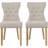 LPD Naples Beige Kitchen Chair 92cm 2pcs