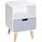 Homcom Cube Style Bedside Table