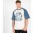 Gorilla Wear Logan Oversized T-Shirt, Beige/Blue
