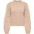 Only Ballon Sleeve Knit Sweater - White/Tapioca