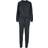Urban Classics Women's Long Sleeve Terry Cloth Jumpsuit - Noir