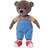 Jemini Mjukisleksak Little Bear Brown plush