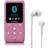 Lenco Xemio-861PK MP3 MP4 Player with Bluetooth 8GB Micro SD Card