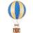 Authentic Models Floating Skies Air Balloon, Hanging 22 Historic Hot Air Balloon