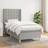 vidaXL 80x200 stof Kontinentalseng