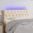 vidaXL LED-lys stof Sengegavl