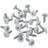 Sealey Numberplate Screw Plastic Enclosed Head 4.8 x 18mm Pack of 50