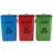 Premier Housewares Recycle Logo Bins 3-pack