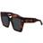 Calvin Klein Square Sunglasses CK23502S - Havana