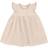 Copenhagen Colors Classic Crisp Poplin Dress w Embroidery - Soft Pink