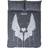Rapport Angel Wings Shimmer Detail Duvet Cover Grey, Pink