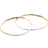 Monica Vinader Cocktail Large Hoop Earrings - Gold/Diamonds