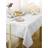 Emma Barclay Sons Damask Rose Tablecloth Green, White