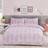 Rapport Leo Geometric Duvet Cover Grey, Pink