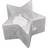 Nicola Spring Star Shape Large Luxe 75hr Burn[Silver] Scented Candle