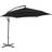 Charles Bentley Hanging Cantilever Parasol Black 3m