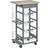 Homcom Multi Use Kitchen Island Trolley Table