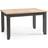 Julian Bowen Bordeaux Extending Dark Grey/Oak Dining Table 90x180cm