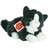 Hermann Teddy Original Kat liggende sort/hvid 20 cm