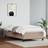 vidaXL cappuccino 90x190 konstläder Sängram