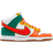 NIKE Dunk High Retro M - White/Team Red/Malachite/Habanero Red