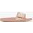 Jimmy Choo Taupe Fitz Slides V Ballet Pink IT