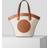 Karl Lagerfeld K/TULIP MD TOTE CANVAS women's Shoulder Bag in Beige