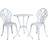 Charles Bentley 3 Tulip Bistro Set