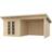 SKAN HOLZ Friggebod Texel 590x310 cm Natur (Byggnadsarea )