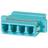 Value Fibre Optic Adapter LC quadruple, OM3 PB
