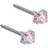 Blomdahl ST Tiffany mm, CZ Light rose