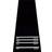 Homcom Dartmatta Gummi Halkfri 300 x 61 cm Svart