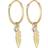 Elli Women's 925 Sterling Silver Hoop Earrings - Silver