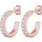 Elli Women's 925 Sterling Silver Stud Earrings - Silver