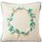 Lexington Wreath Logo Twill Pillow Cover Kuddöverdrag Beige, Grön (50x50cm)