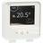 Schneider Electric Wiser ansluten rumstermostat zigbee-länkar 2,4 GHz CCTFR6400, Vitt och blått, 76 x 76 x 25 mm