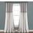 Lush Decor Farmhouse Linen Button 101.6x241.3cm