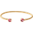 Caroline Svedbom Mini Twisted Bracelet Gold Rose