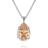 Caroline Svedbom Mini Drop Necklace Rhodium Silk
