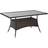 OutSunny Gartentisch Stauraum kaffeebraun