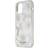 Defensive Hardshell Case for iPhone 12 mini Hollyhock Floral Clear Clear