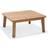 LifestyleGarden Bahamas Sofabord Teak 100 x 100 cm