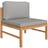 vidaXL Mittensoffa Loungeset