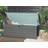 Beliani Grey Steel Storage Box 600 L