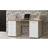 Forte Bowlee 145 cm med Opbevaring Skrivebord