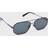 Ferragamo Navigator Leather Wrapped Sunglasses, 60mm