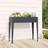 vidaXL Garden Planter Grey Galvanised Steel