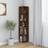 vidaXL Corner Cabinet Brown Oak 33 x 33 x 164.5 cm Shelving System