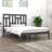 vidaXL Solid Wood Pine Bed Frame 200x200 cm