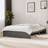 vidaXL Bed Frame Grey 75x190 cm Small Single